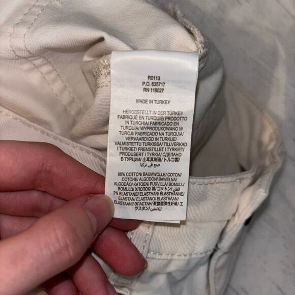 Boden White Denim A-Line Skirt – Size 4L - Picture 10 of 11